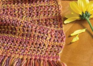 Learn how to weave leno lace with this 4-shaft weaving project.